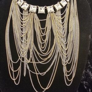 Express Gold and Silver Layered Necklace